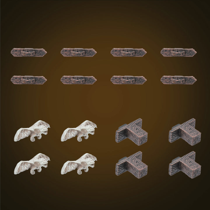 Small Treasure Chest - Biscuit Hole Fillers (Painted)