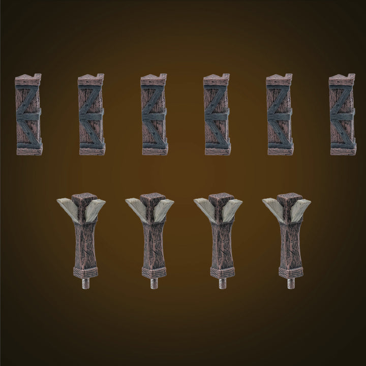 Small Treasure Chest - Cosmetic Cornerposts (Painted)
