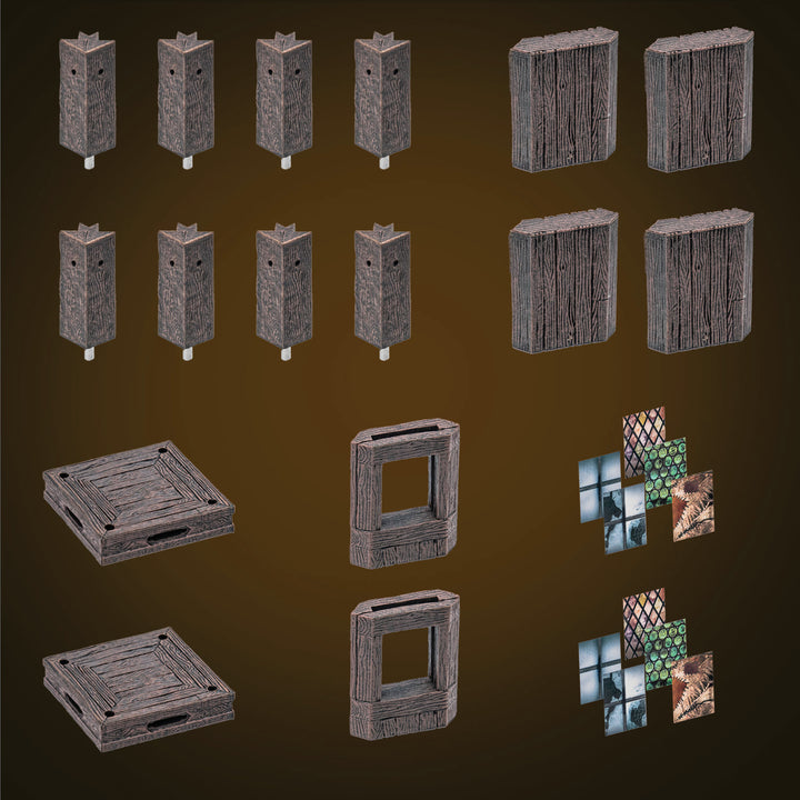 Small Treasure Chest - Wood Core (Unpainted)