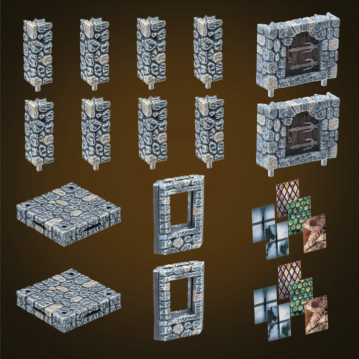 Small Treasure Chest - Fieldstone Core (Unpainted)
