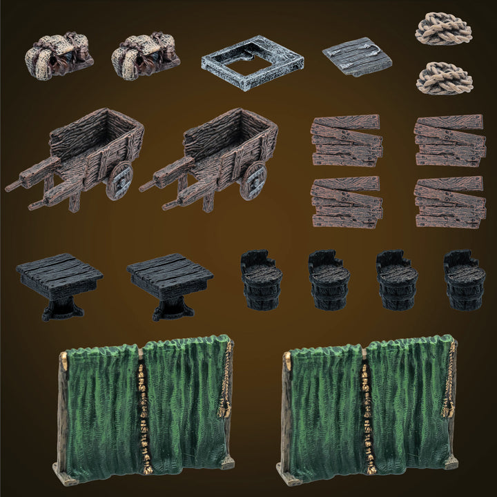 Small Treasure Chest - Lowtown Dressing (Unpainted)