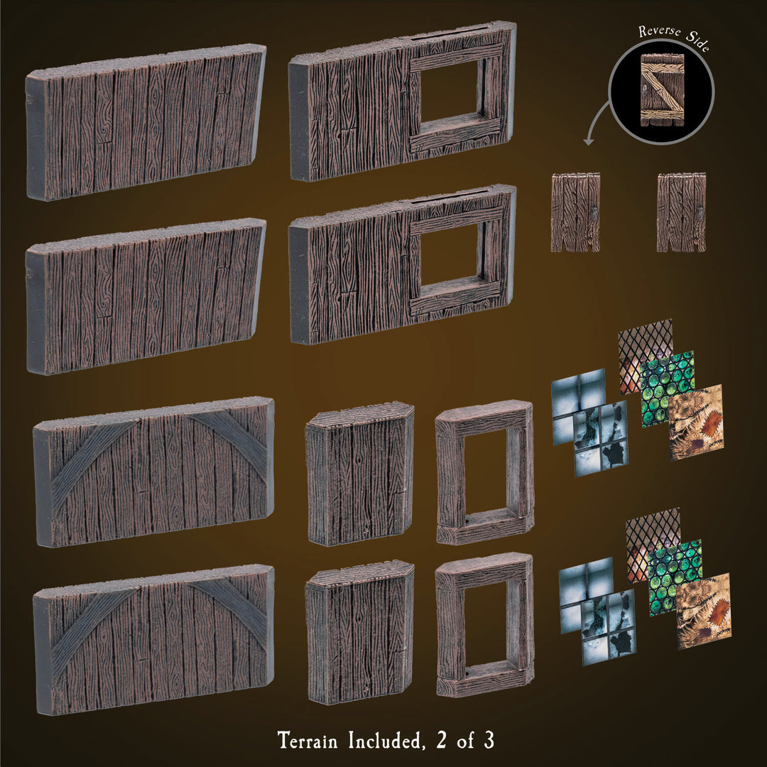 Large Treasure Chest - Wood Core (Unpainted)