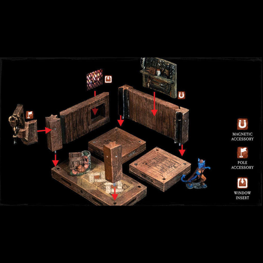 Large Treasure Chest - Wood Core (Unpainted)