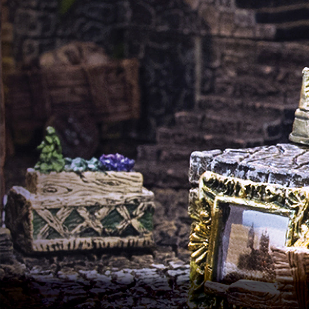 Large Treasure Chest - Lowtown Dressing (Unpainted)