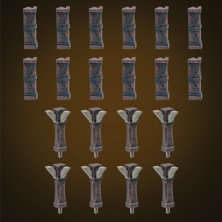 Small Treasure Chest - Cosmetic Cornerposts (Unpainted)