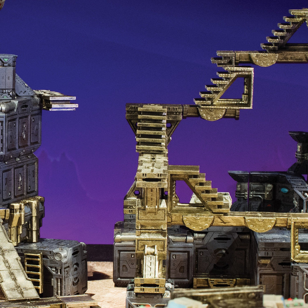 Metal Stairs Pack (Unpainted)