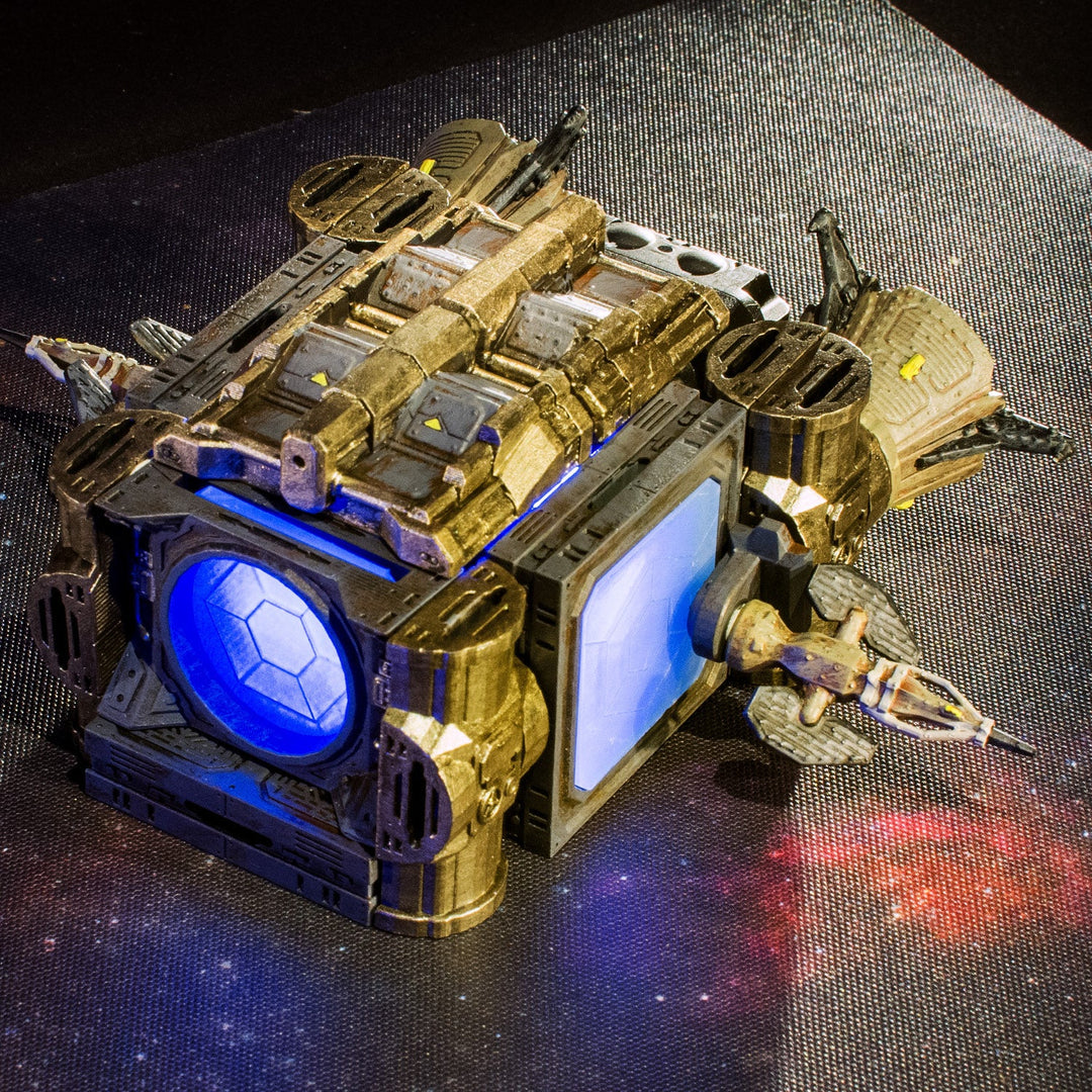 Terrain Tray Single 12"x12": Starfield / Scarred Planet