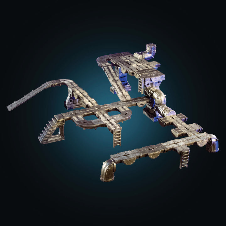 Catwalk & Pipeline Megapack (Painted)