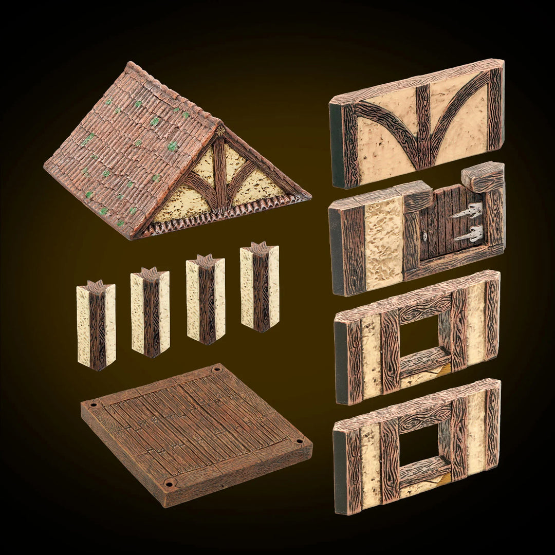 Cottage Set - Tudor (Unpainted)