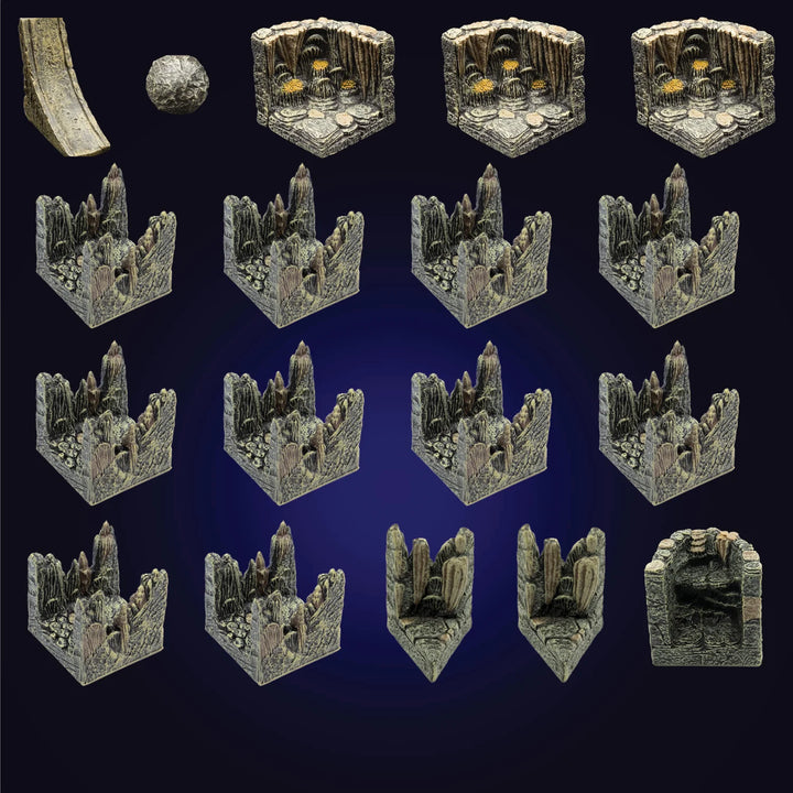 Narrow Cavern Passage Pack (Unpainted)