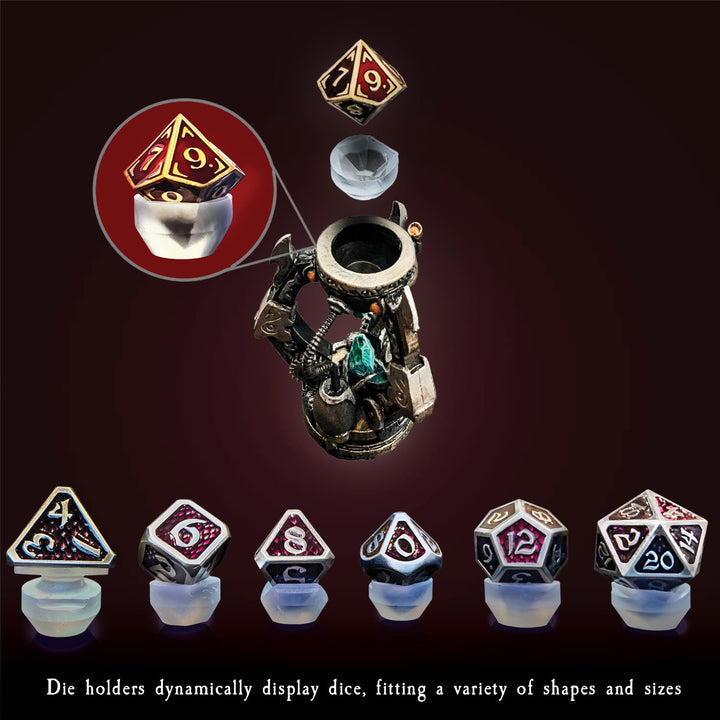 Eldritch Seven-die Reliquary Array - Plain Base