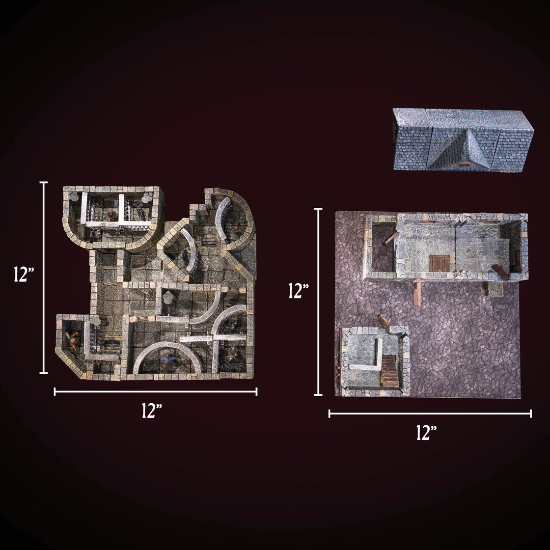 Just an Innocent Set of Houses Bundle (Unpainted)