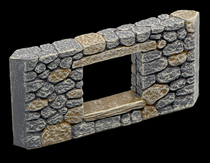 Fieldstone Center Window Wall - Unpainted