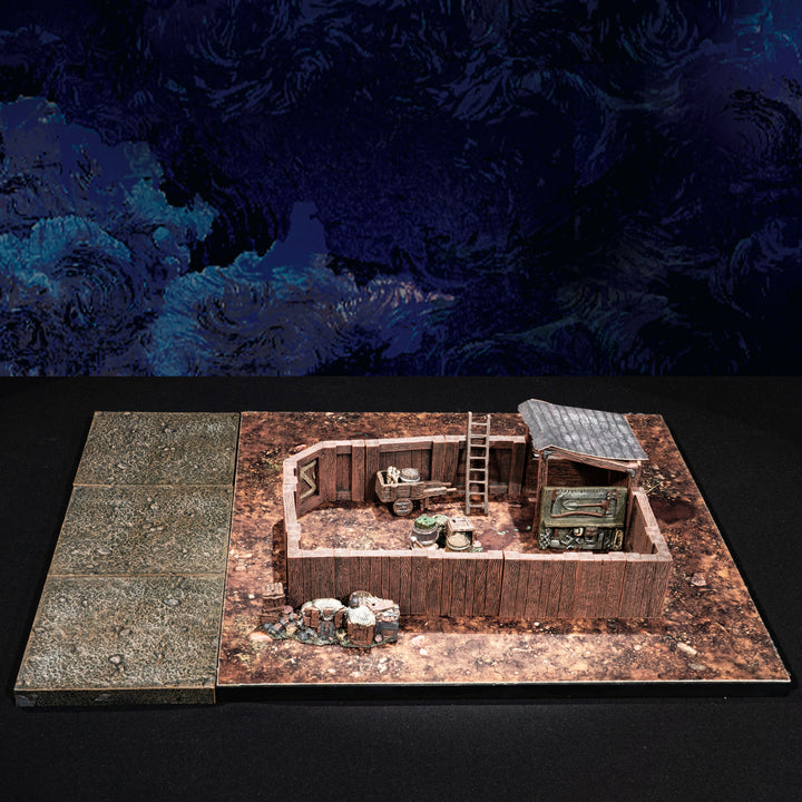 Battleboard Single 12"x12": Packed Dirt