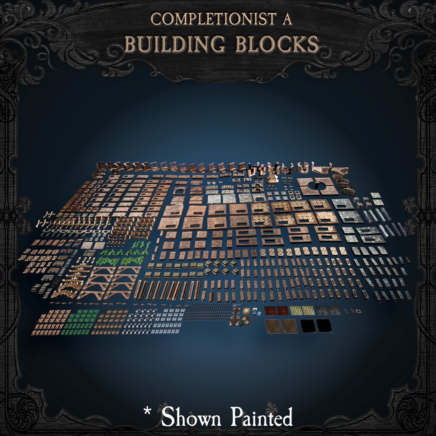 District - Completionist A: Building Blocks (Unpainted) – Dwarven Forge