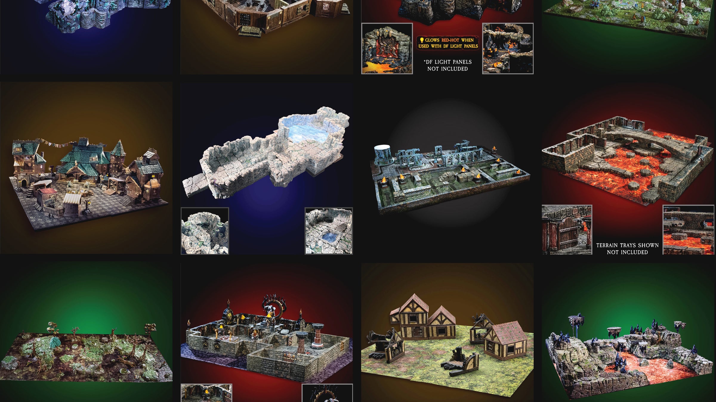 a grid with images of different bundle sets