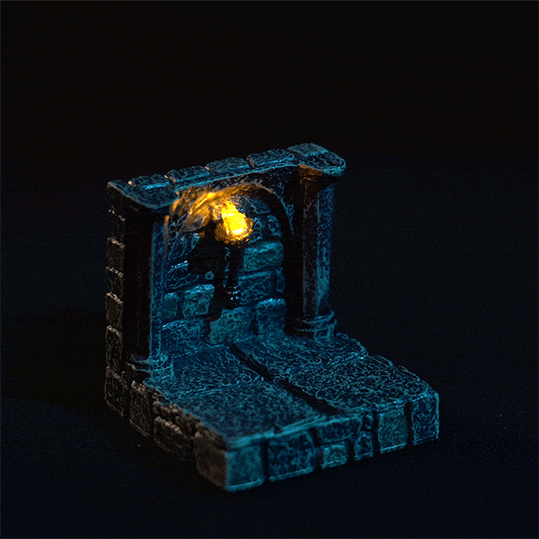 Dungeon LED Walls - Vaulted (Unpainted)