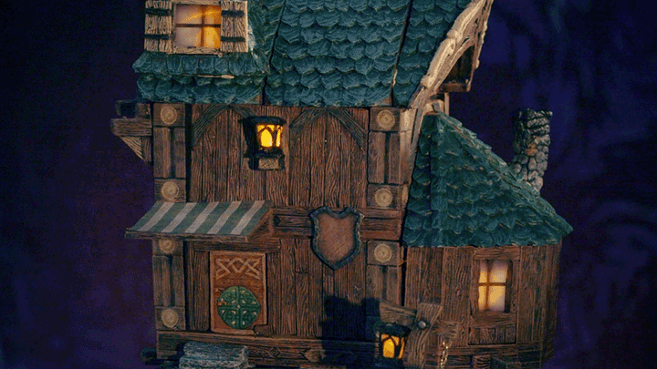 Rustic Wood Core - Manorhouse Walls & Posts (Painted)