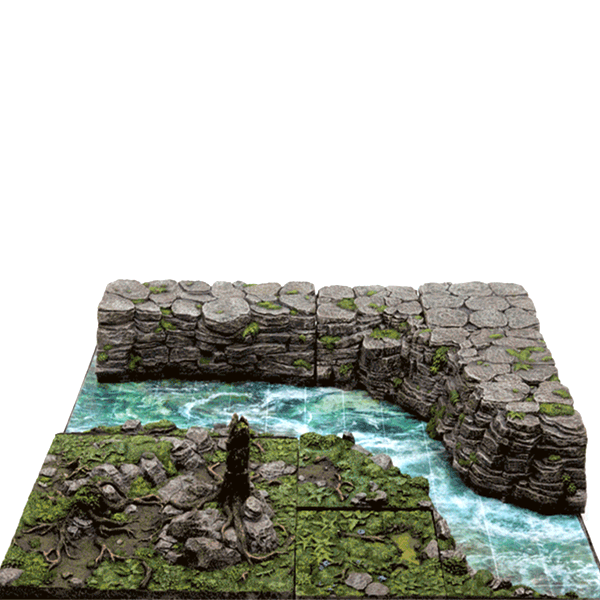 gif of mountain escarpments in use with a texture mat and mountain and forest trifecta ledges