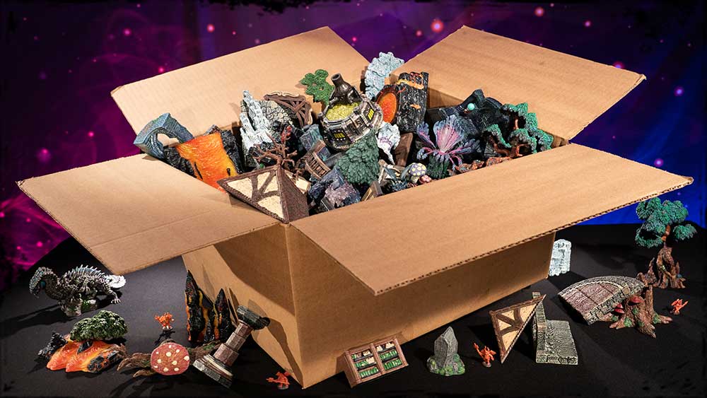Crystal Caverns Epic Elements - Underdoom (Painted) – Dwarven Forge