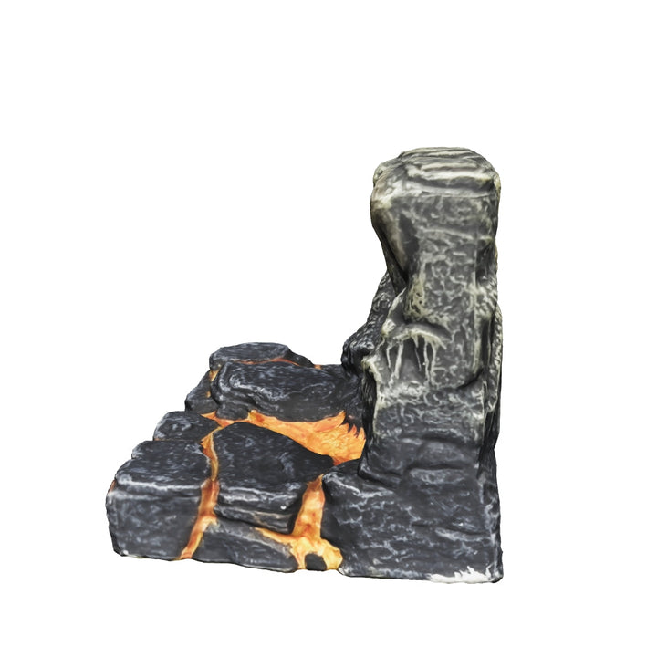3D Model Cavern Lava Wall