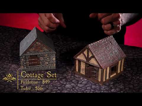 Cottage Set - Tudor - Unpainted