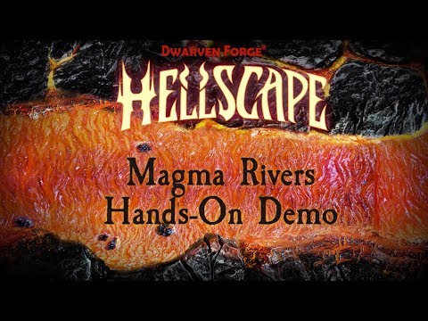 Magma River Features (Painted)