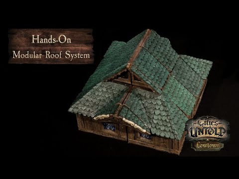 Modular Roof Core - Standard Roof - Green (Painted)