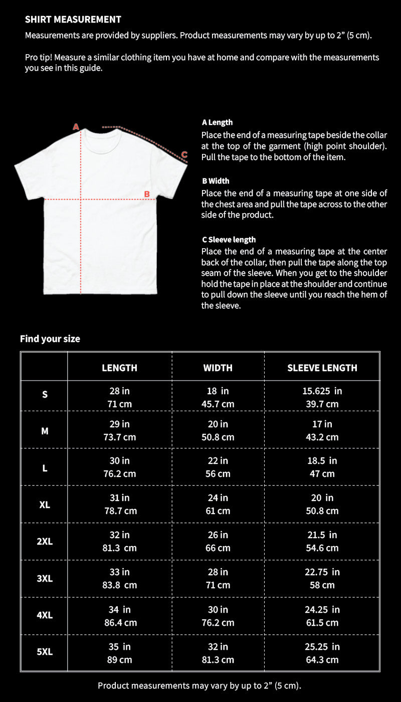 30th Anniversary Dragon Tee shirt sizing graphic