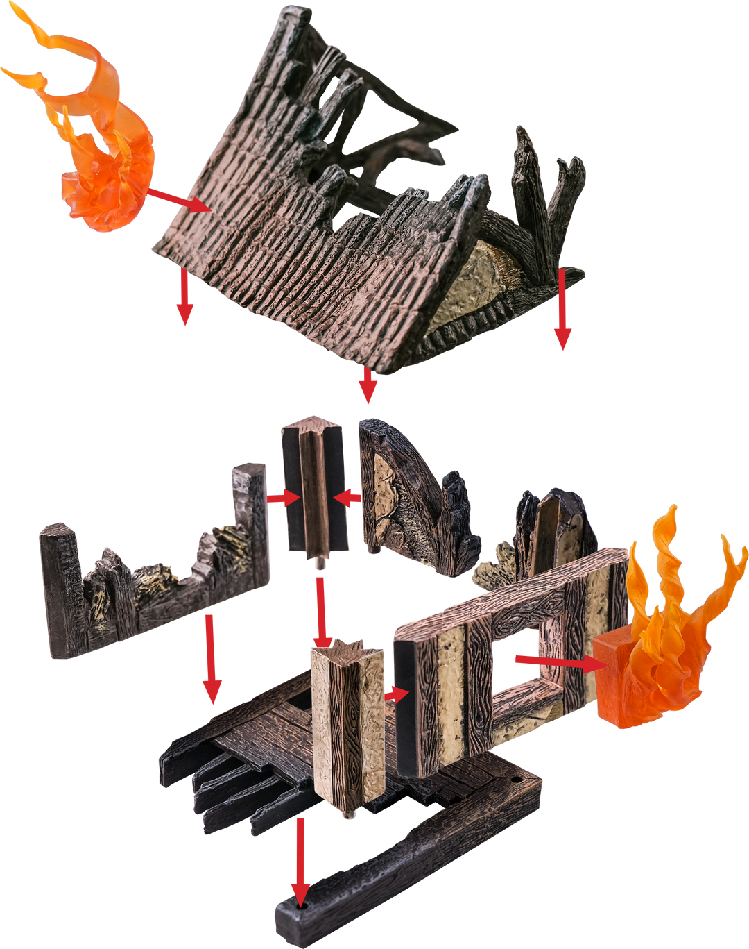 Tudor Ruins Add-On Pack (Painted)