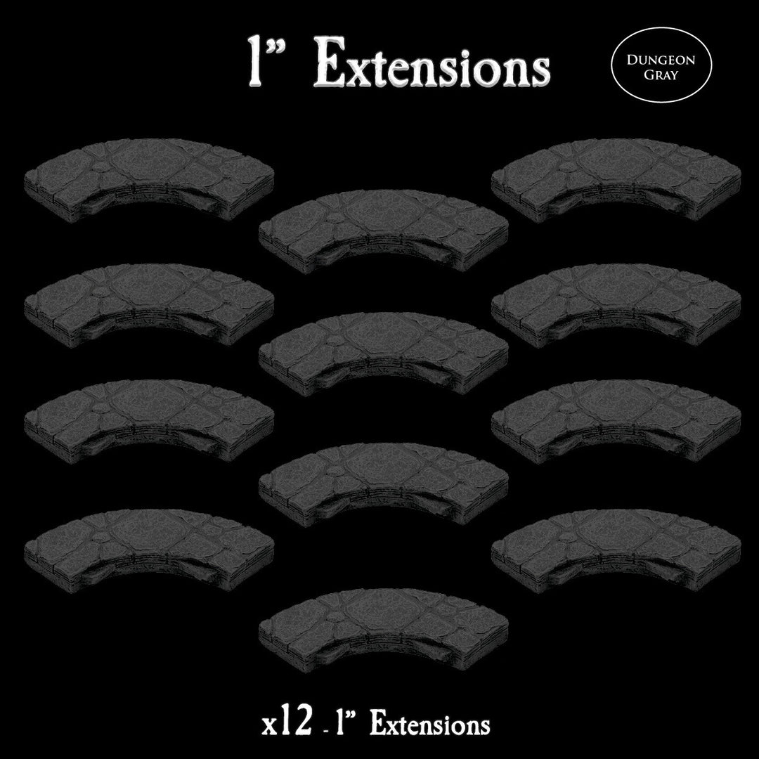 1" Extensions - Unpainted