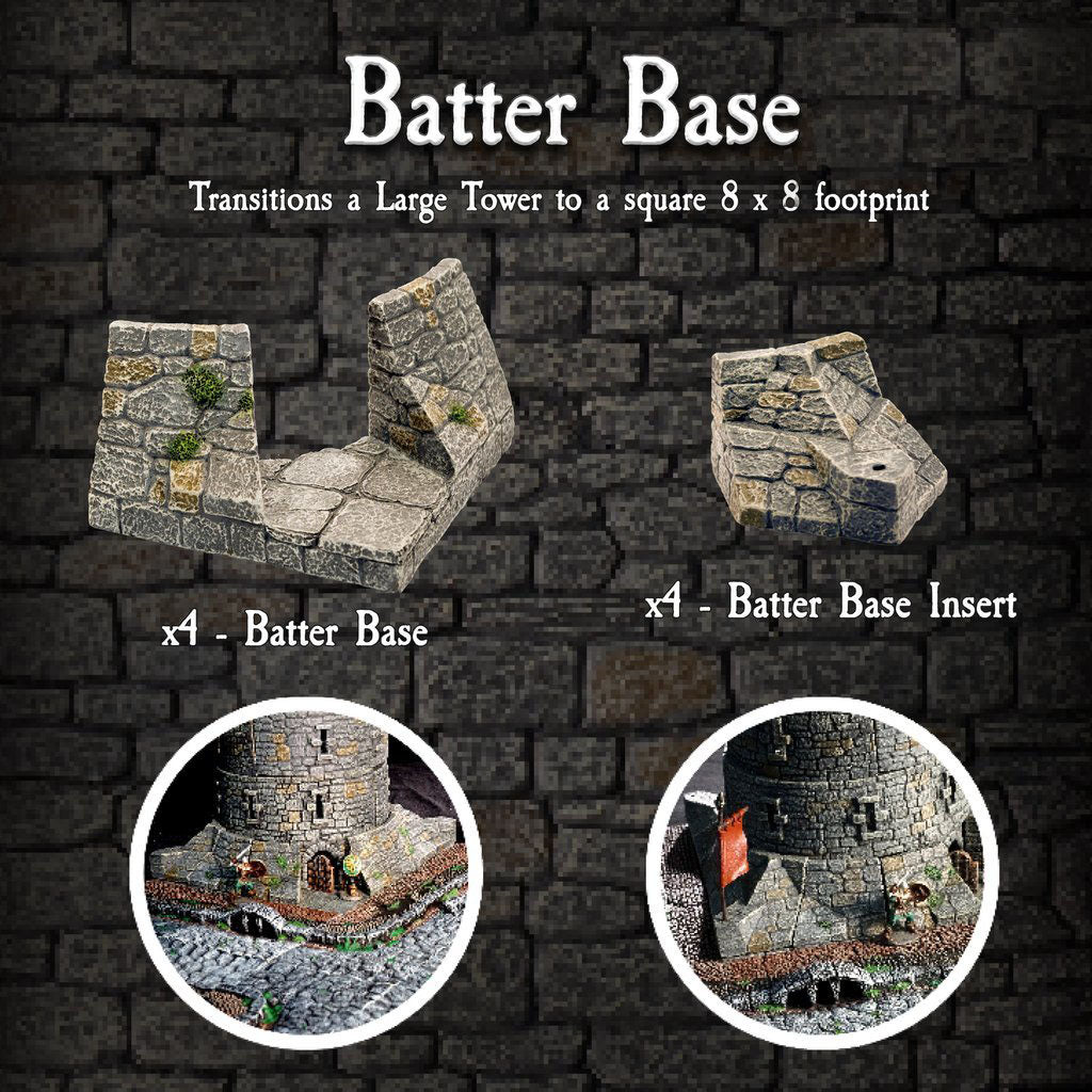 Batter Base Large Tower (Painted)