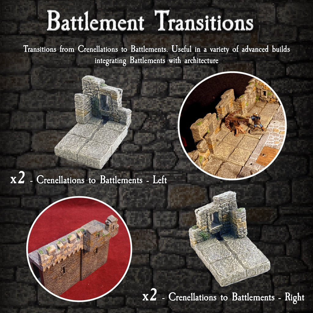 Battlement Transitions - Painted