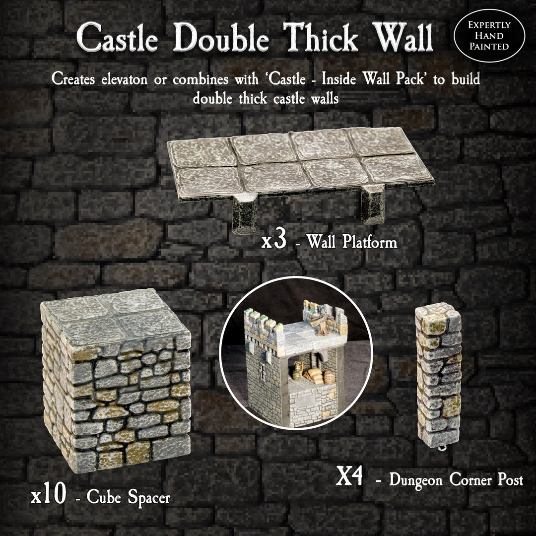 Castle Double Thick Wall Pack (Painted)