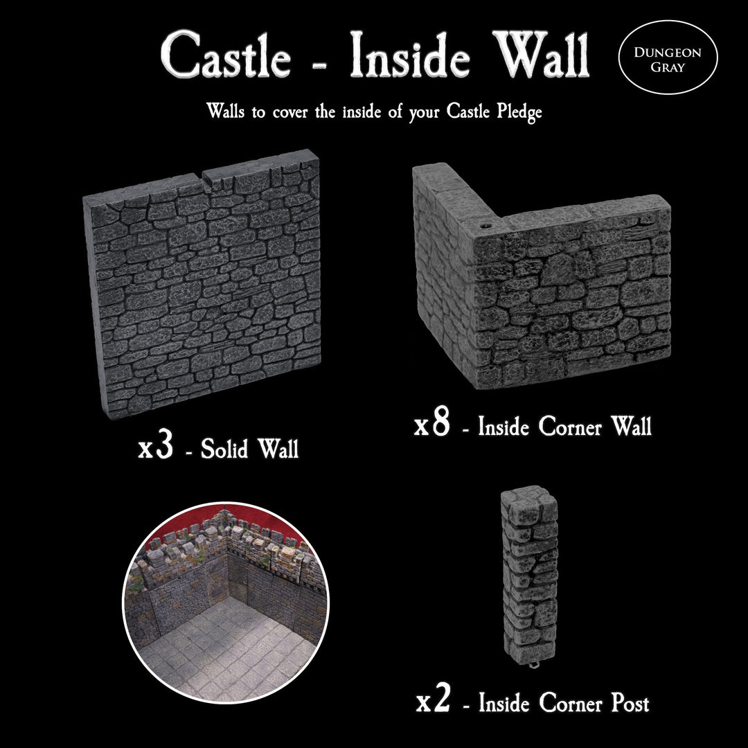 Castle Inside Wall Pack (Unpainted)