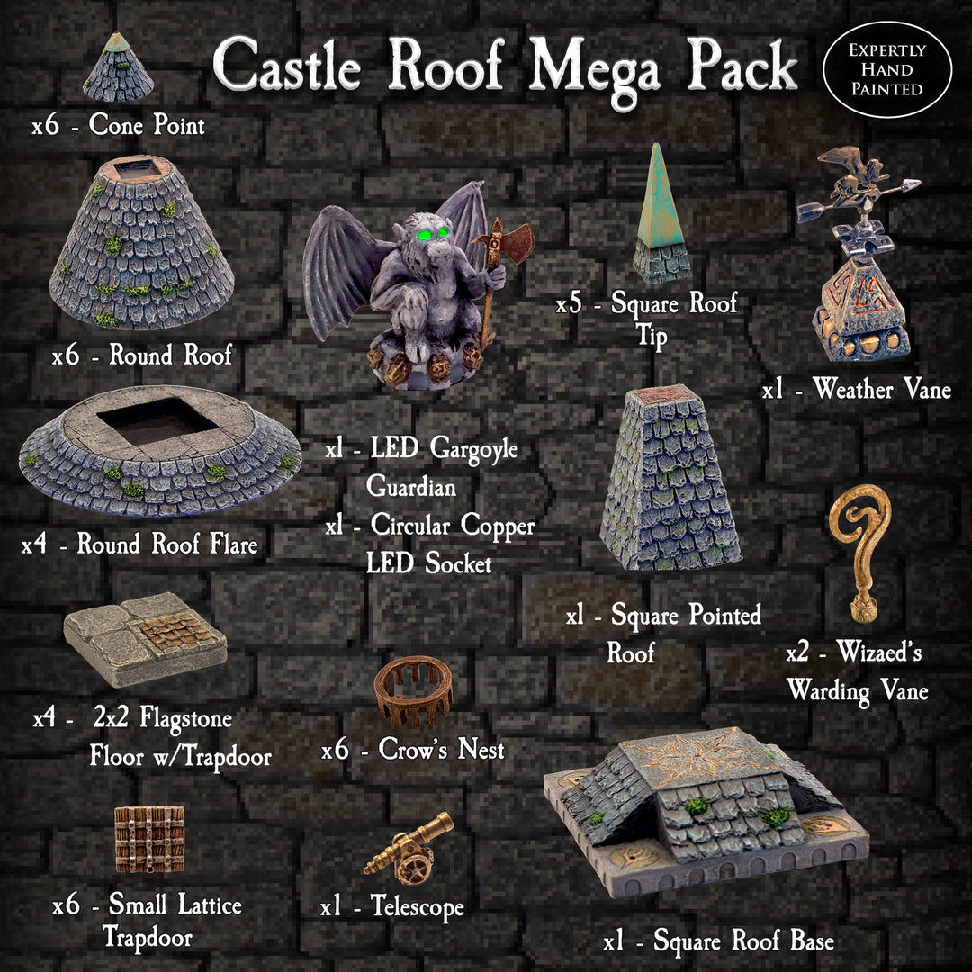 Castle Roof Mega Pack (Painted)