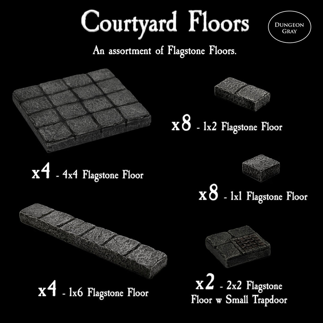 Courtyard Floors (Unpainted)
