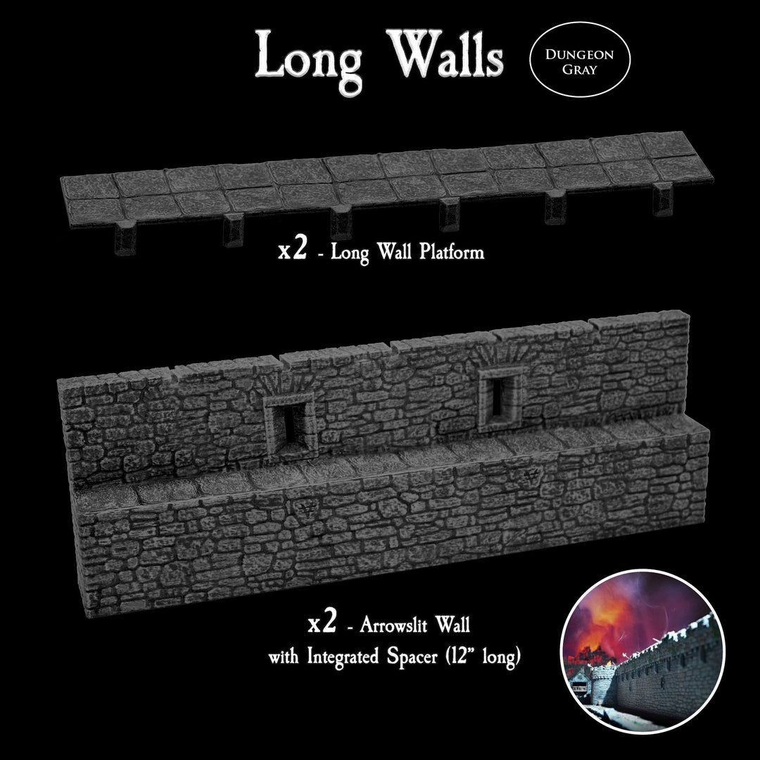 Long Walls Pack (Unpainted)