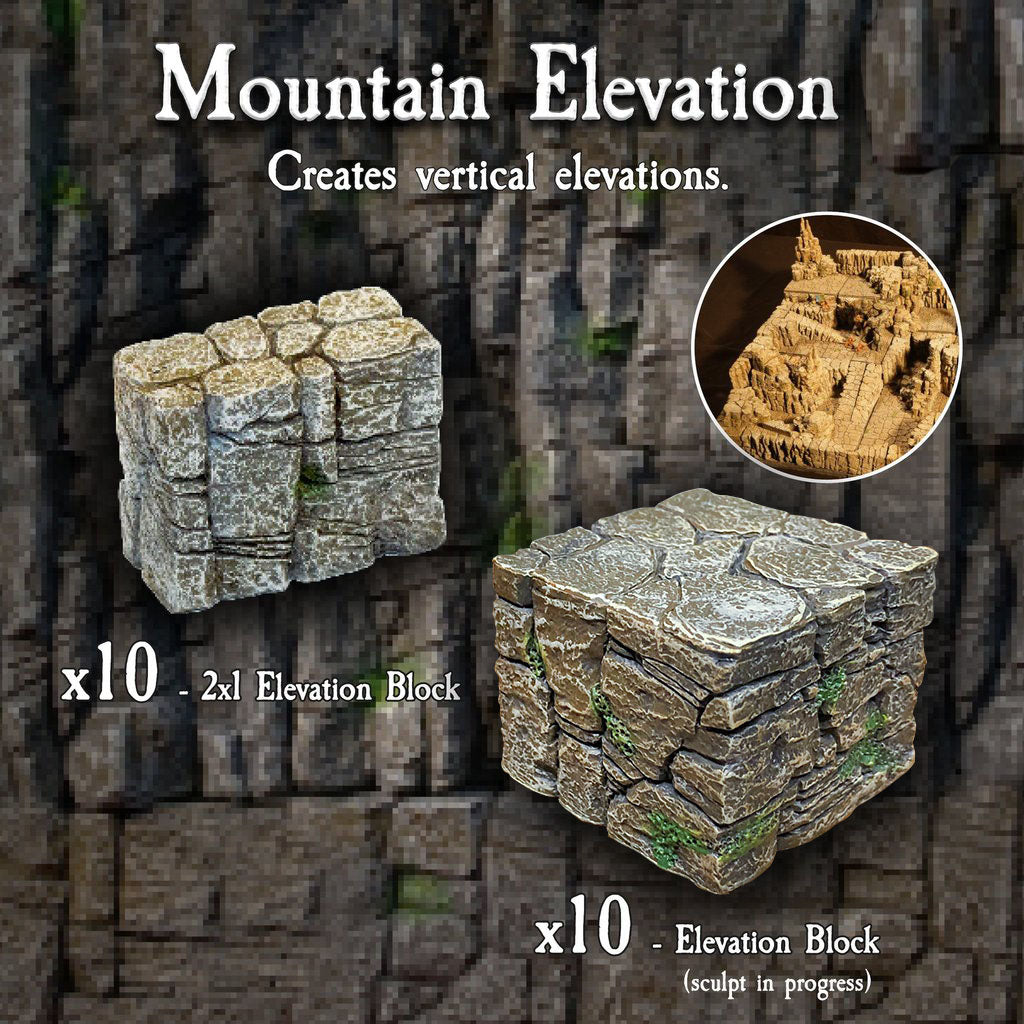 Mountain Elevation Pack (Painted)
