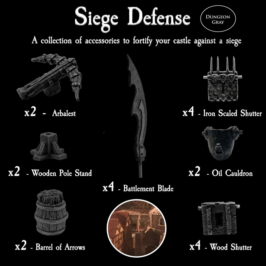 Siege Defense Pack - Unpainted