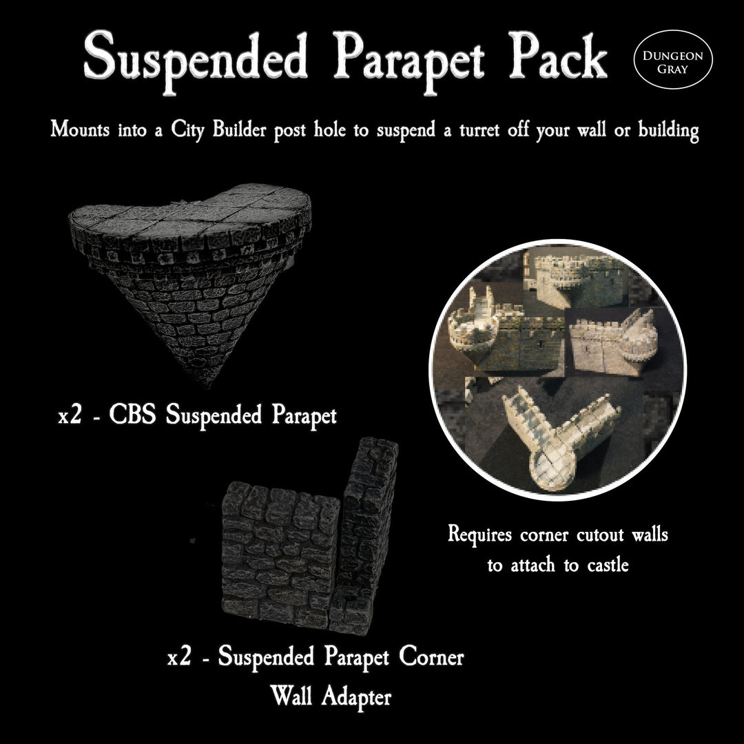 Suspended Parapet Pack (Unpainted)