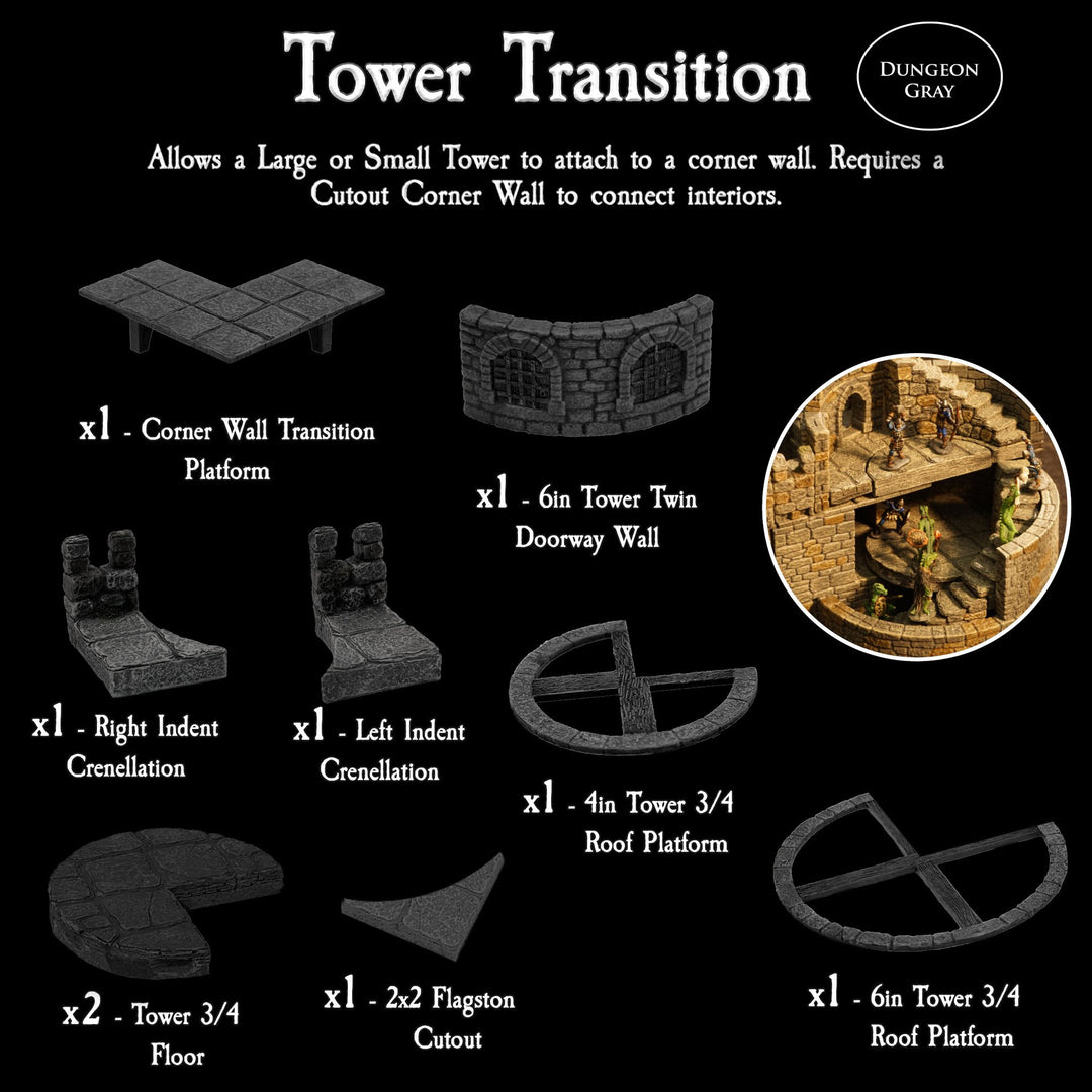 Tower Transition Pack (Unpainted)