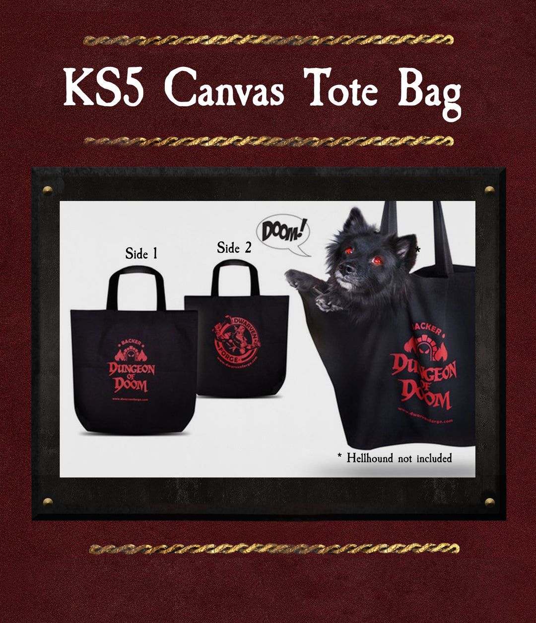 Canvas Tote Bag - KS5 - Dungeon of Doom