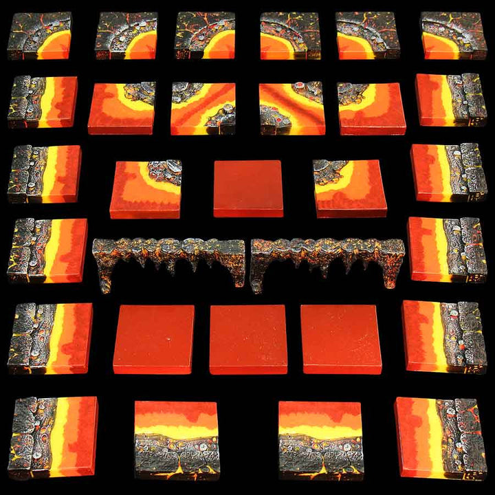 Lava River Pack (Unpainted) (Yellow Dwarvenite)