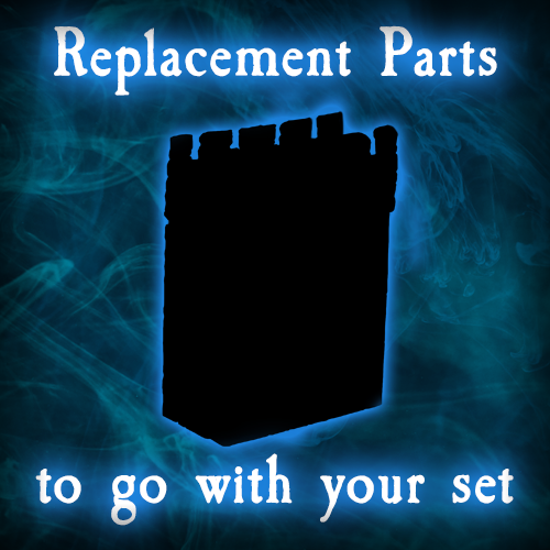 Necromancer's Keep Replacement Set Pack for iParcel (Painted) NOT FOR SALE SEPARATELY