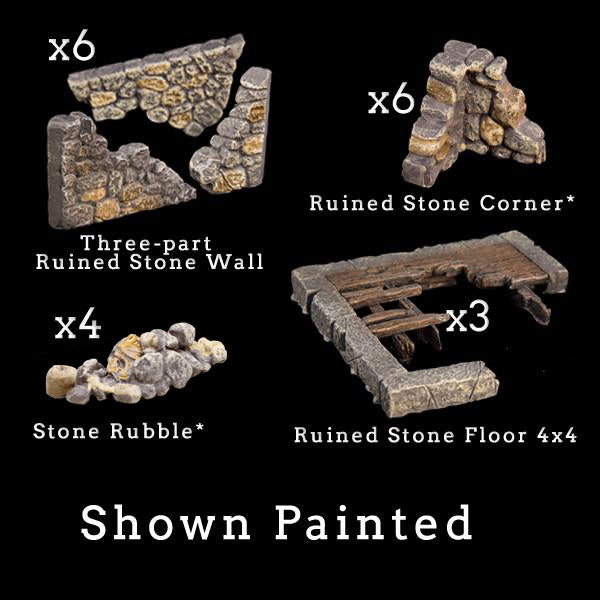 Stone Ruins Add-On Pack (Unpainted)