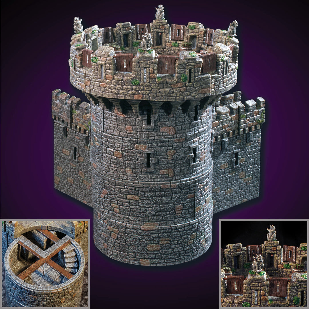 Large Corner Tower (Painted)