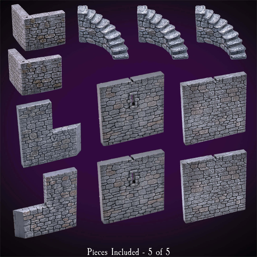 Large Corner Tower (Painted)