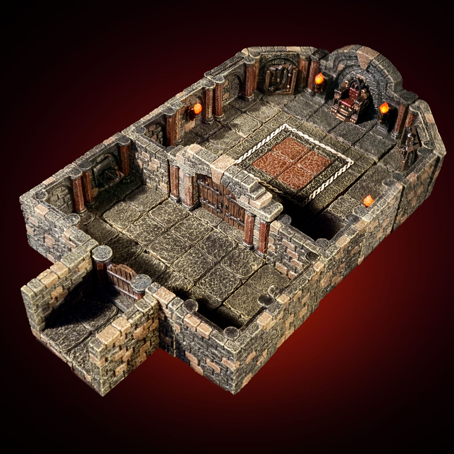 Dwarven Forge Deluxe Starter Set - Hand Painted Modular Dungeon ...