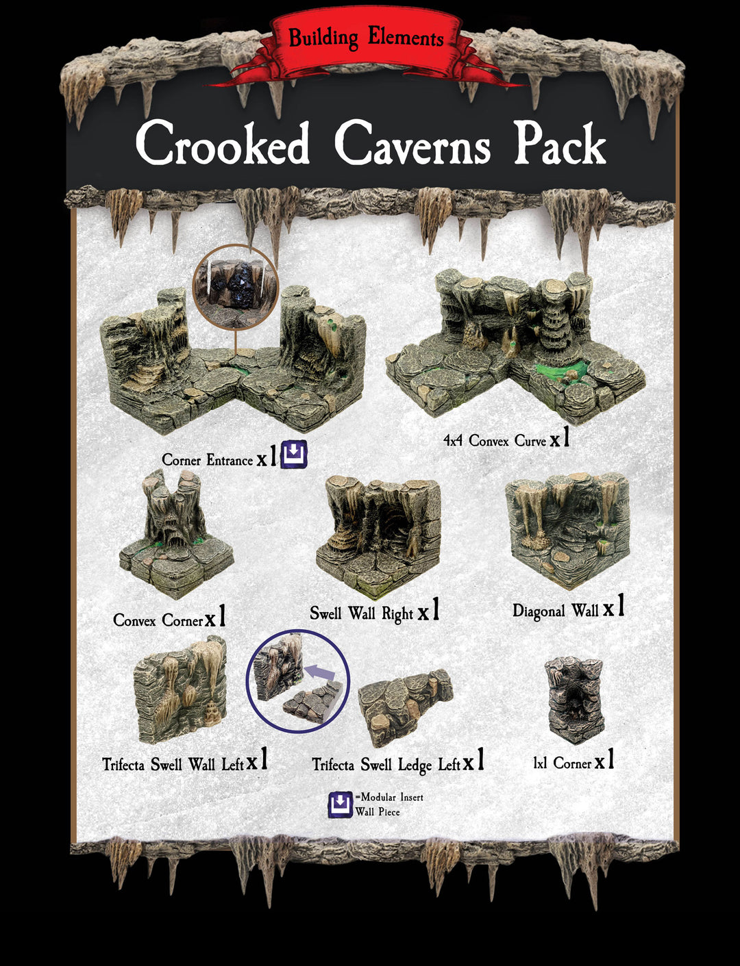 Crooked Cavern Pack (Painted)